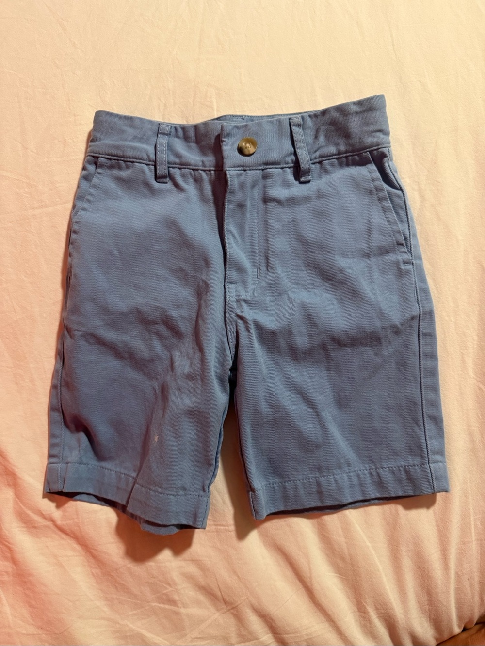 The Beaufort Bonnet Company Blue Kids Flat-Front Shorts